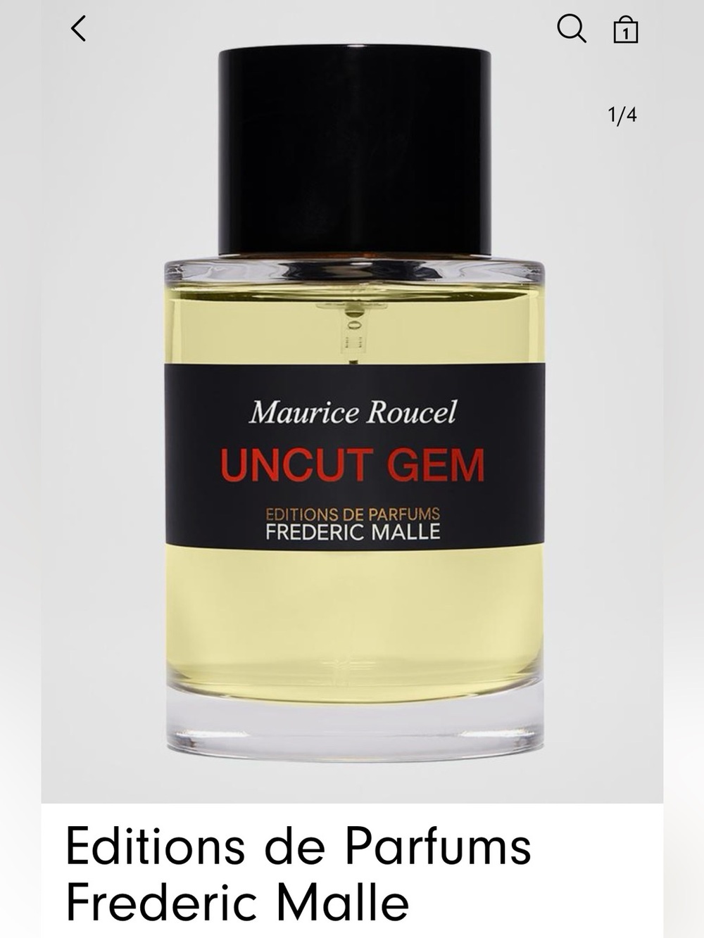 Frederic Malle Uncut Gem Eau de Parfum – Cream Bottle
